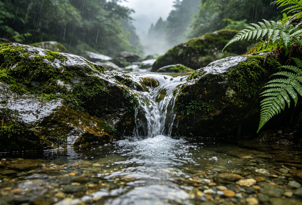 下雨山泉水渾濁處理成自來(lái)水適合用哪種設(shè)備?